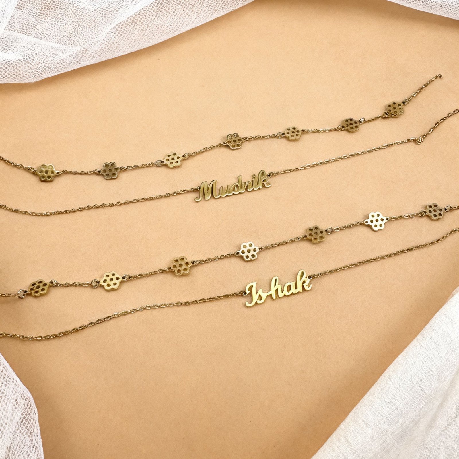 Personalized Gold Layered Belly Chain - Custom Name - Waist Jewelry Boho Body Chain for Women, Beach Vacation Jewelry, Birthday Gift for Her, Festival Accessory - 图片 5