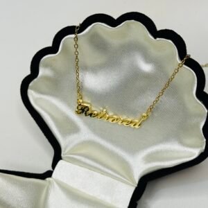 Personalized  Name Necklace with Heart Charm, Gold Plated Custom Name Necklace for Women, Best Gift for Her, Mom, Wife, Girlfriend&Gifts, For oneself, For friends, For lovers, For family members,Elegant, Distinctive, Beautiful